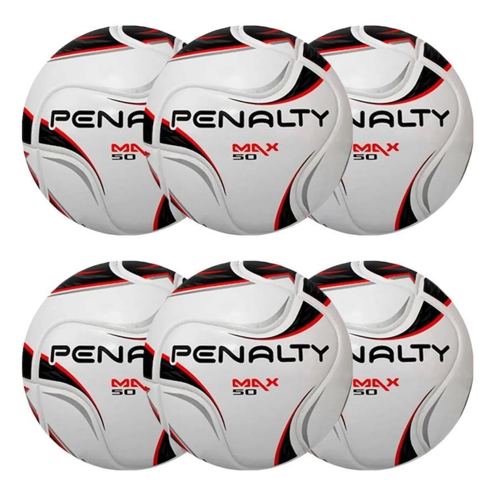 Bola de Futsal Penalty Max 50 - 6 unidades