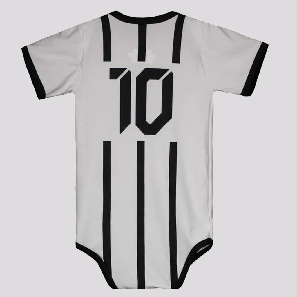 Imagem 2 do produto Body do Corinthians Listrado com Proteção UV 50+ Torcida Baby