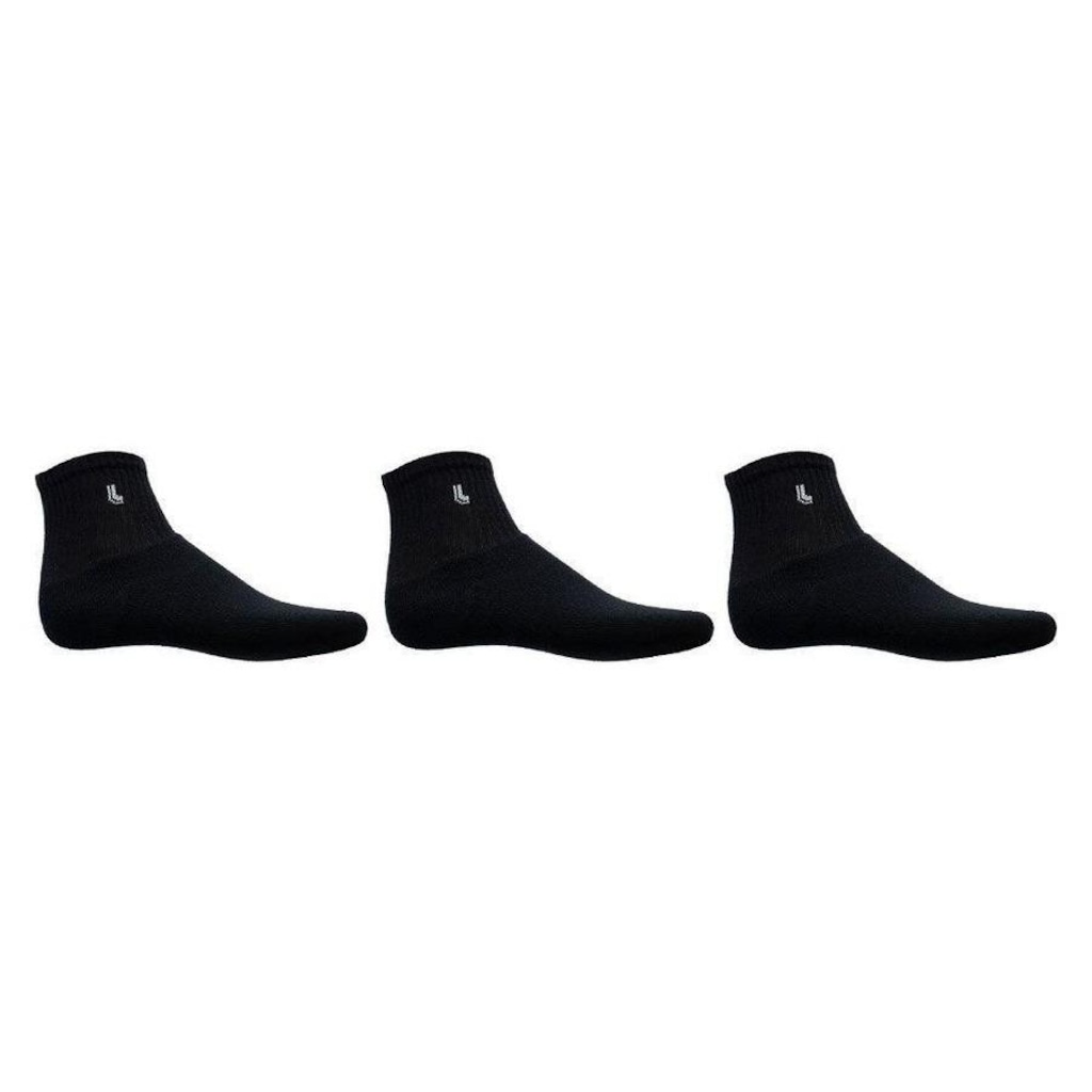 Imagem 2 do produto Kit de Meias Cano Médio Lupo Sport Lp23-03248 - 37 ao 40 - 3 Pares - Adulto