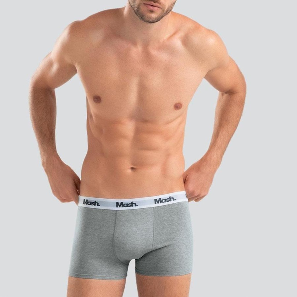 Imagem 4 do produto Kit de Cuecas Boxer Mash Cotton Listras - Adulto - 3 Unidades