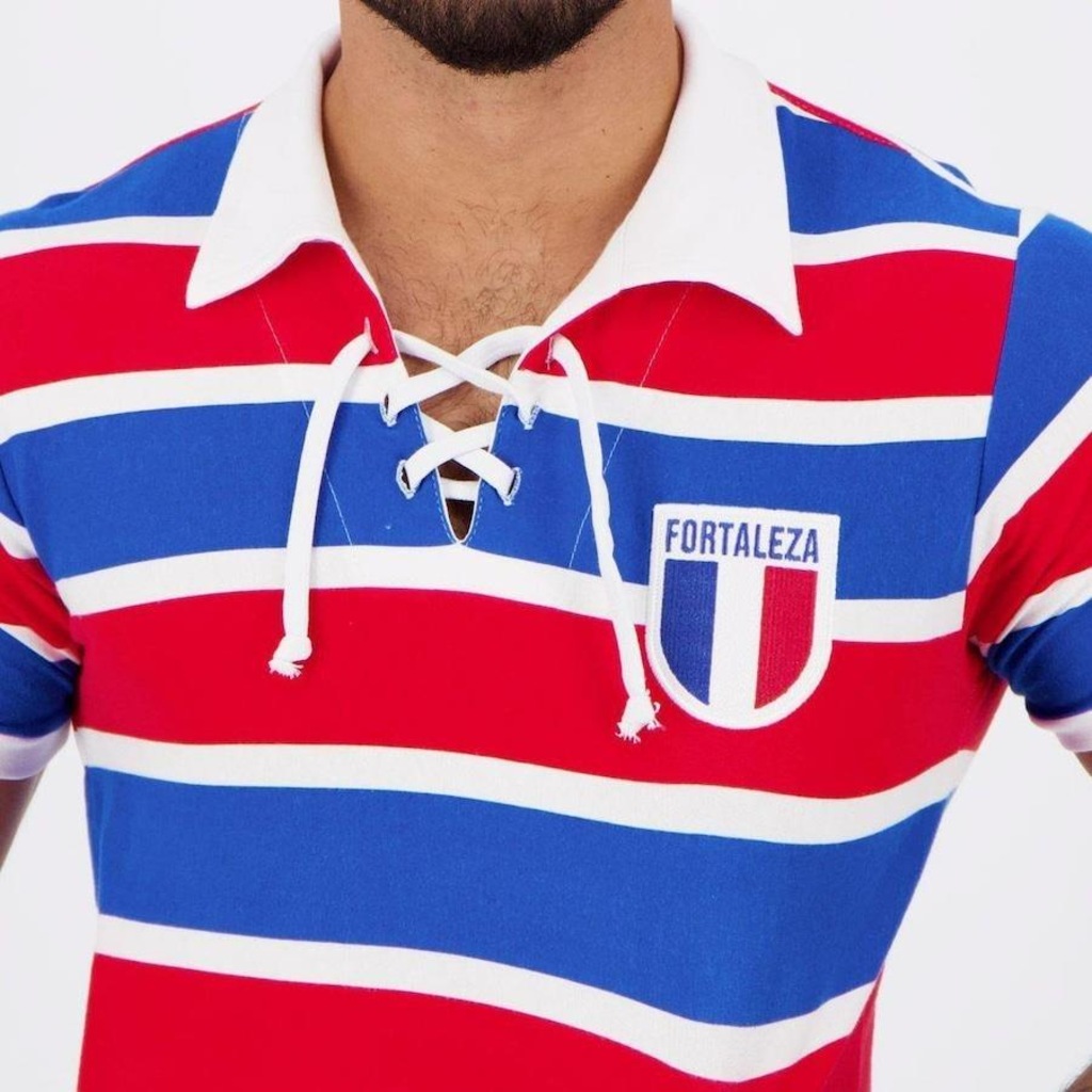 Imagem 4 do produto Camisa do Fortaleza Retromania Retrô Cordinha - Masculina