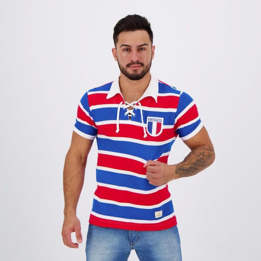 Imagem 5 do produto Camisa do Fortaleza Retromania Retrô Cordinha - Masculina