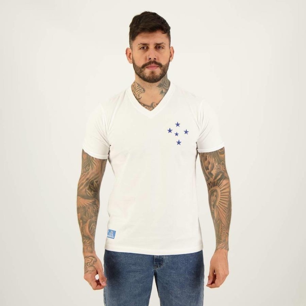 Camiseta do Cruzeiro SPR Retrô 1976 Away - Masculina