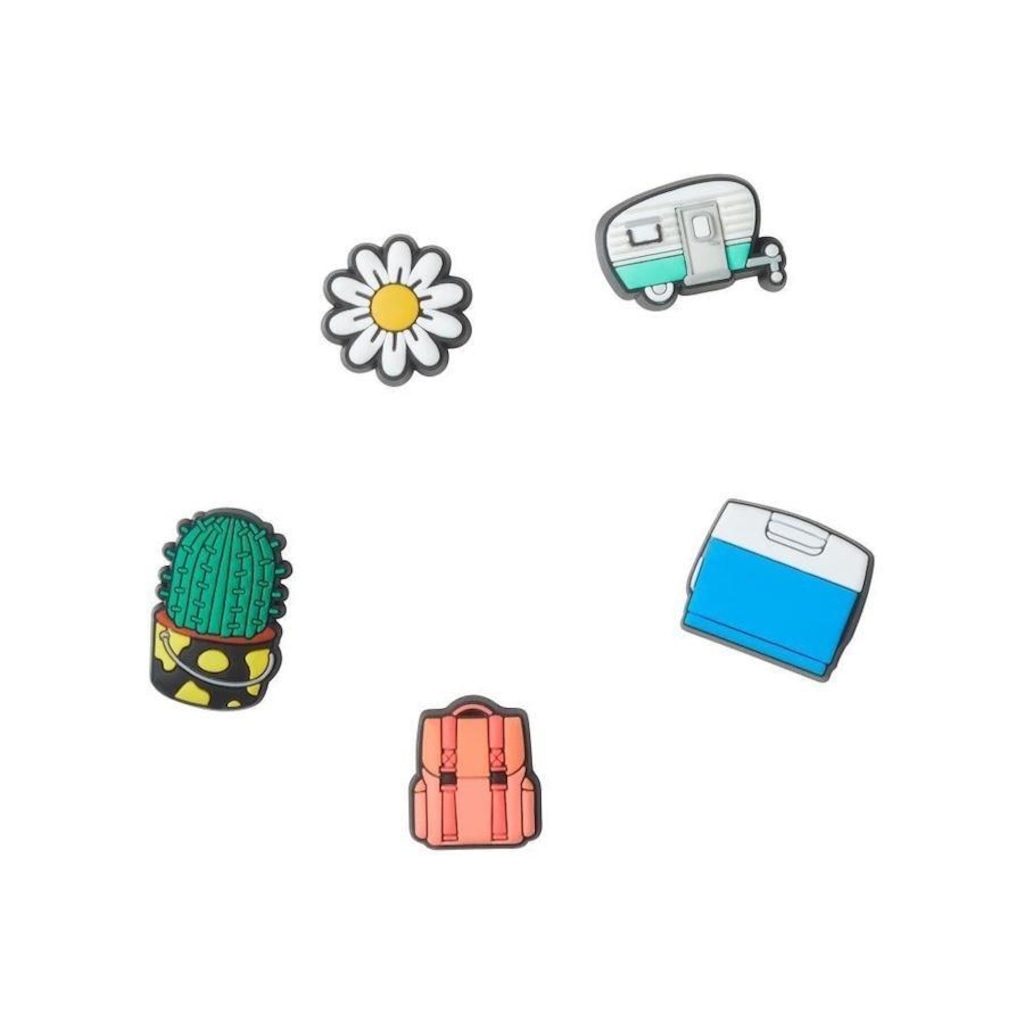 Imagem 1 do produto Jibbitz Camping Girl Pack com 5 Unico