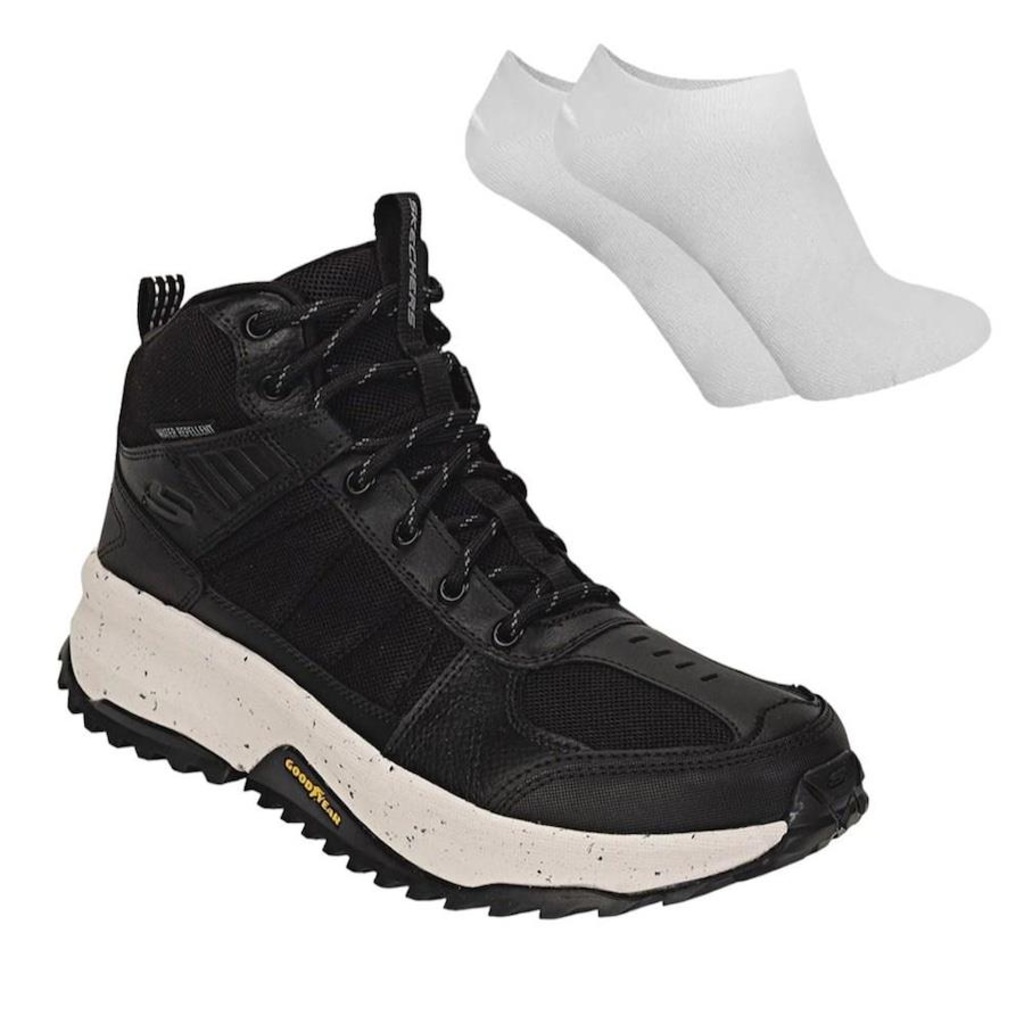 Kit Bota Skechers Bionic Trail + Meia - Masculina - Foto 1