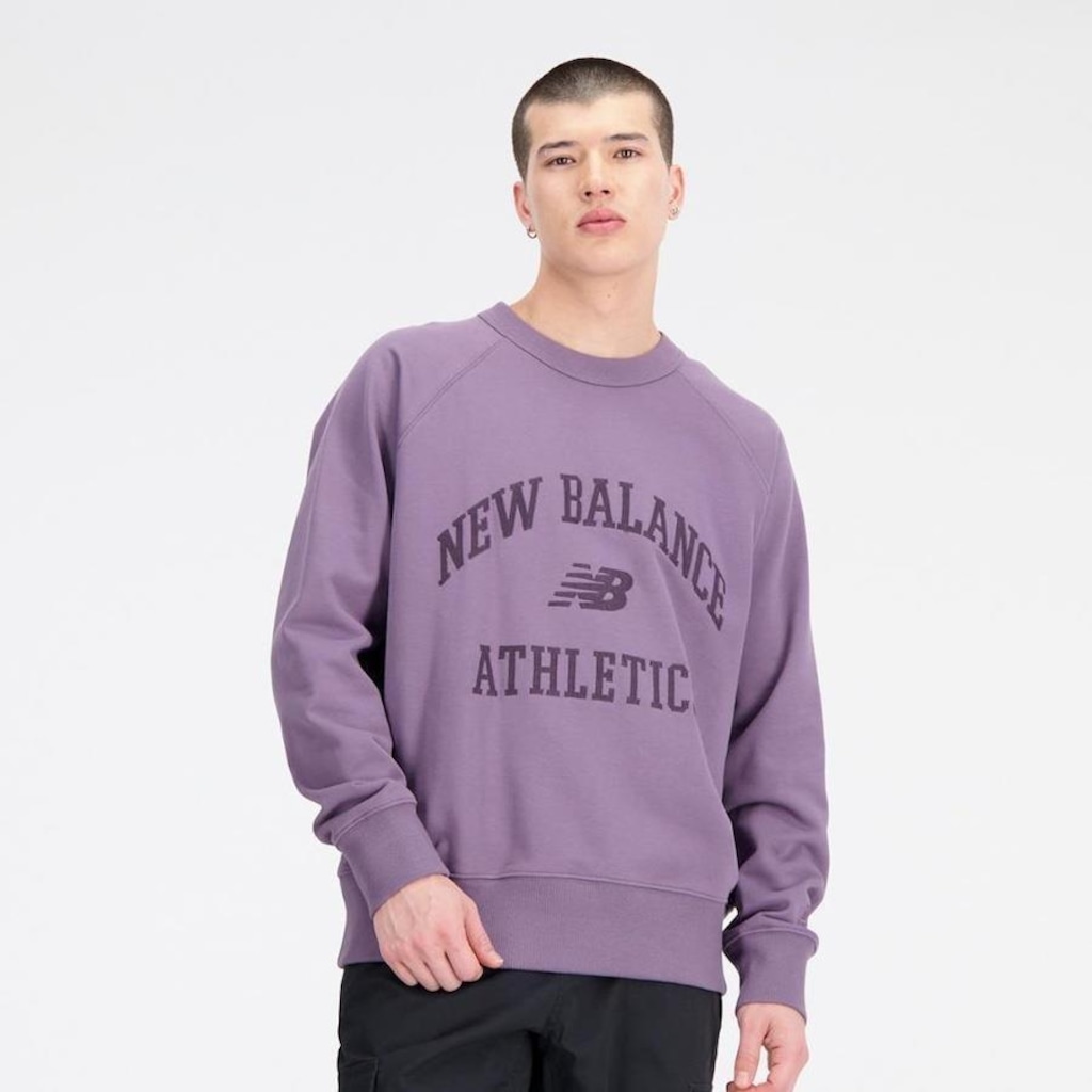 Imagem 3 do produto Blusão sem Capuz New Balance Athletics Varsity - Masculino