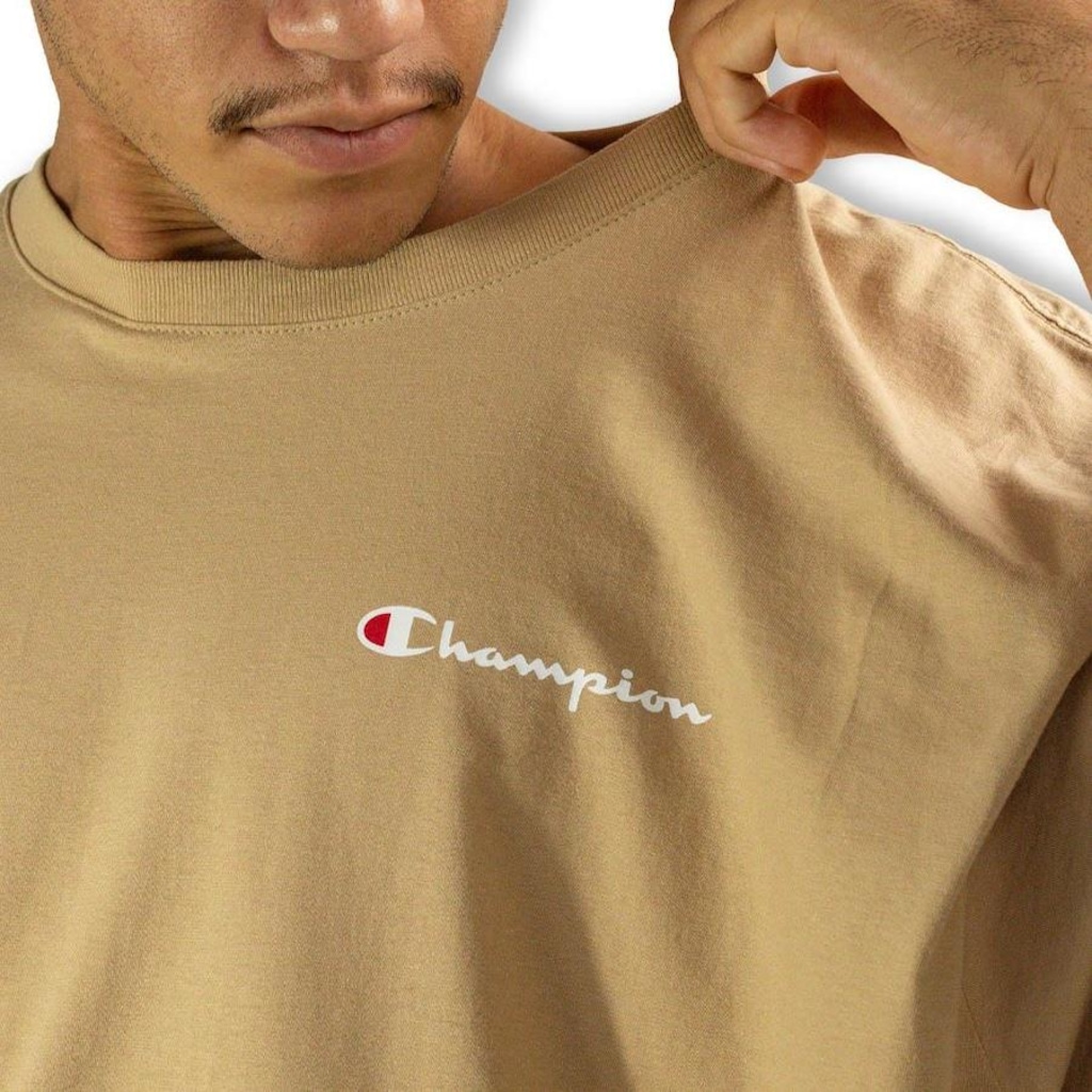 Imagem 3 do produto Camiseta Champion Mini Script Logo Country Walnut - Masculina