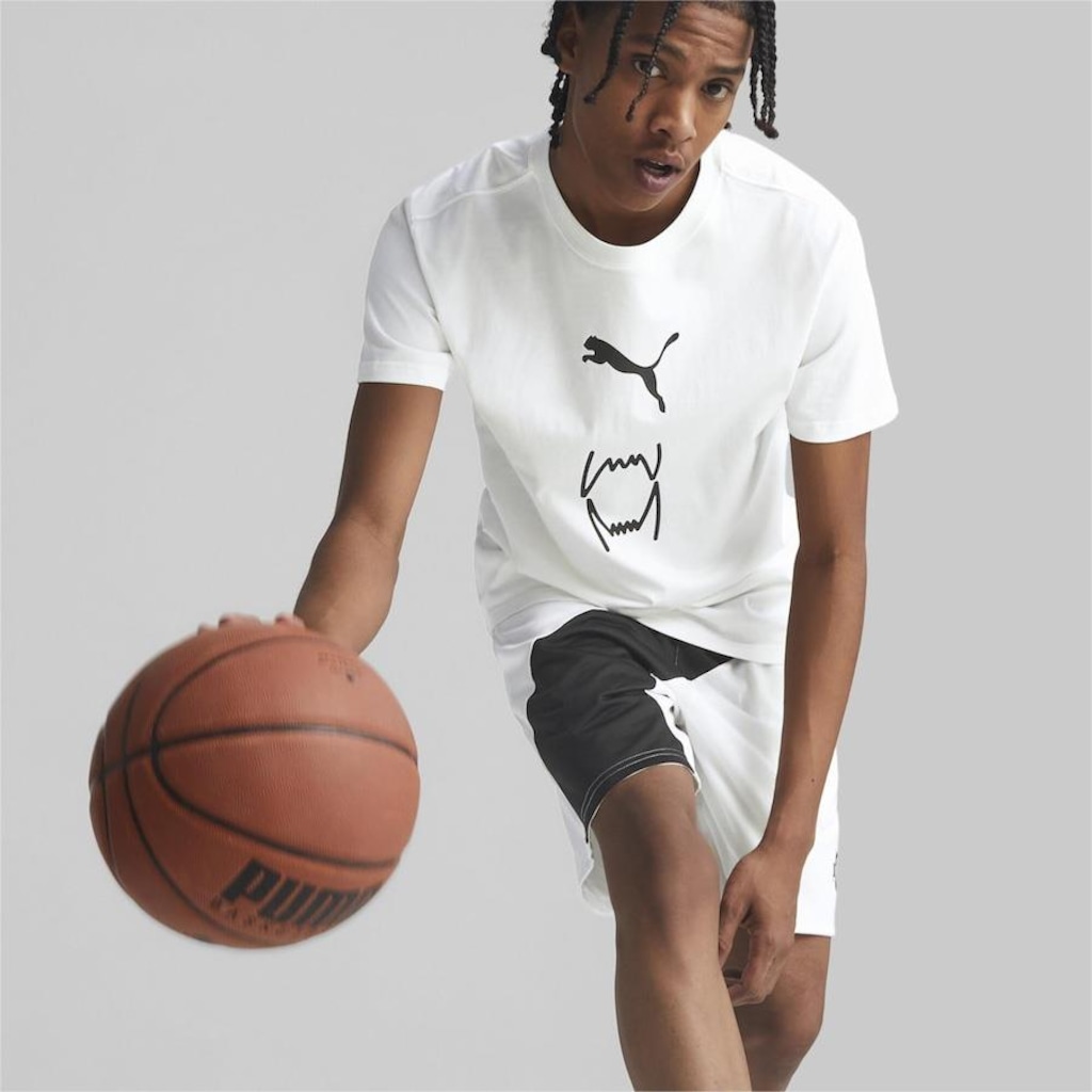 Shorts Puma Flare Basketball - Masculino - Foto 3