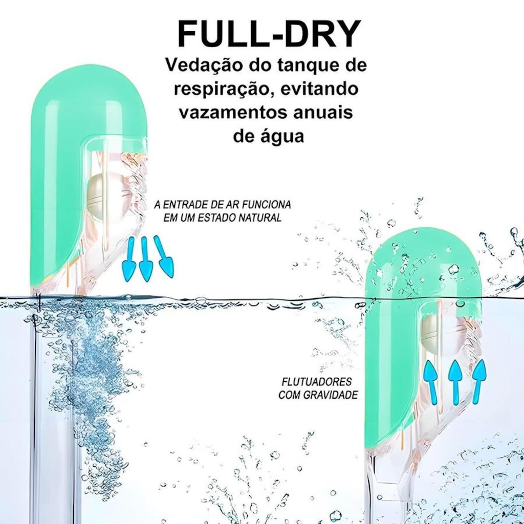 Imagem 5 do produto Máscara de Mergulho Gold Sports Full Face com Snorkel Vd - Adulto