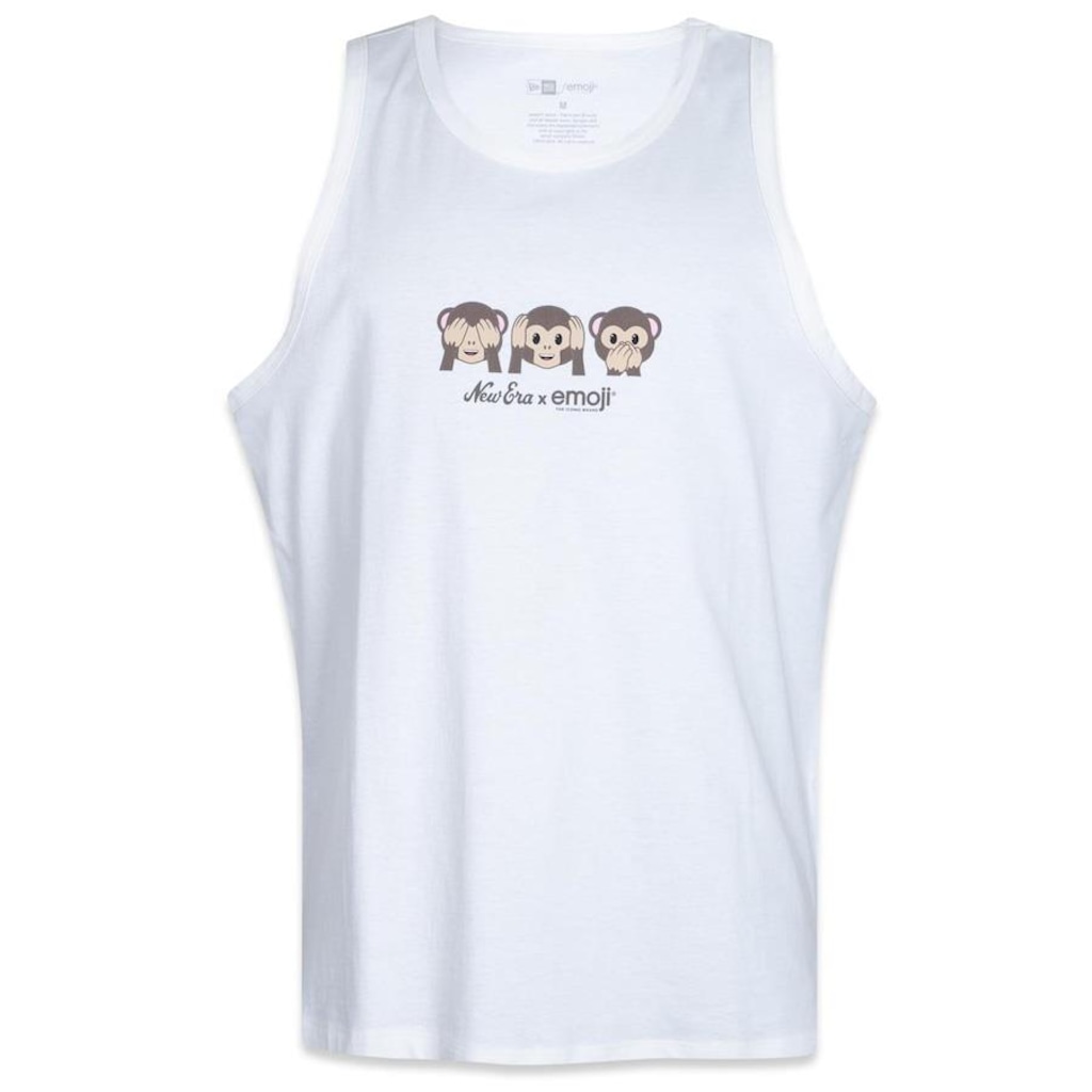 Camiseta Regata New Era Emoji Macacos - Masculina - Foto 1