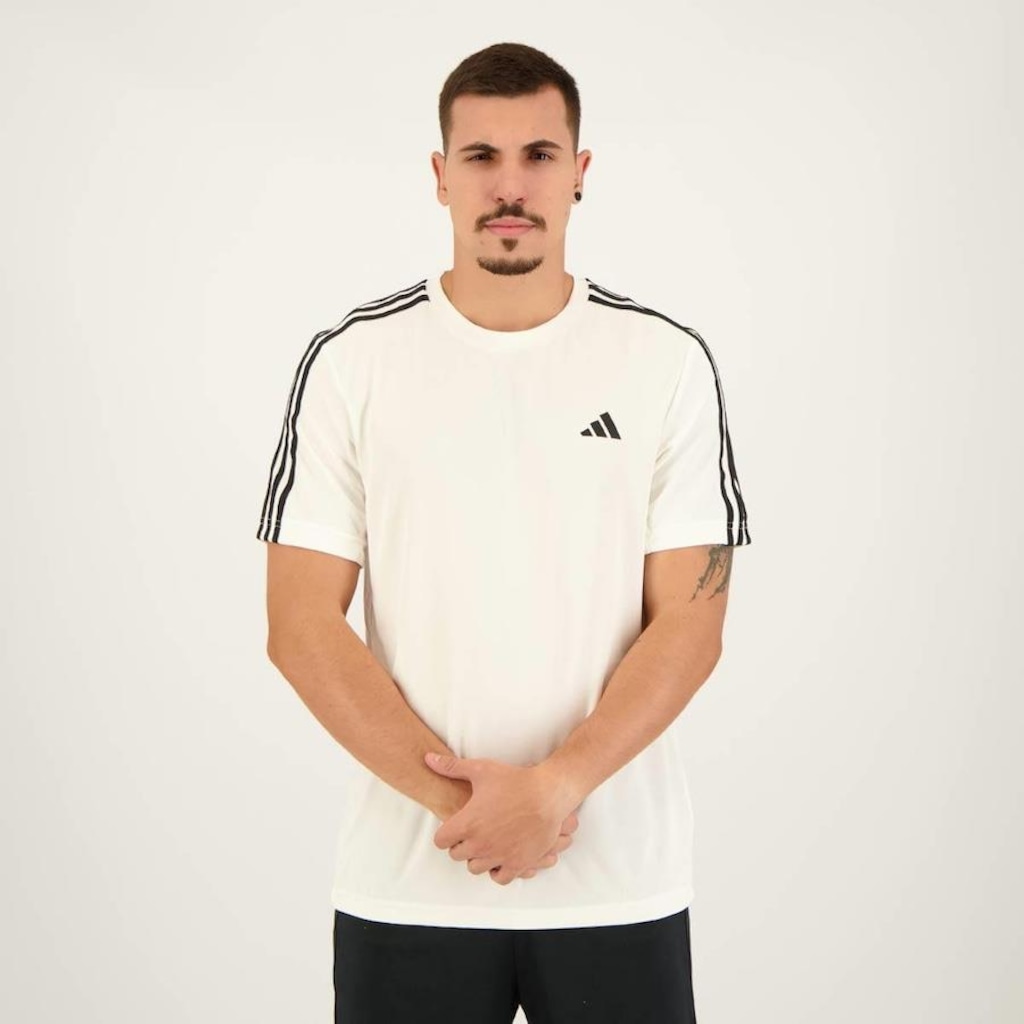 Camiseta adidas Essentials 3 Listras - Masculina