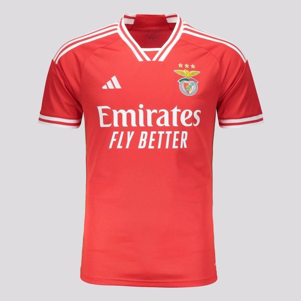 Camisa do Benfica Home 2024 adidas - Masculina - Foto 1