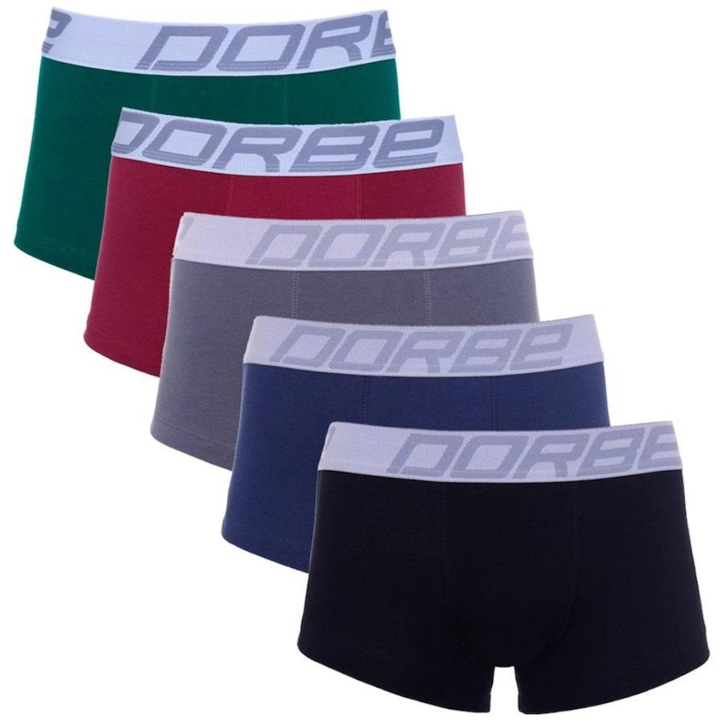 Kit Cuecas Dorbe Sungão Algodão - Adulto - 5 unidades
