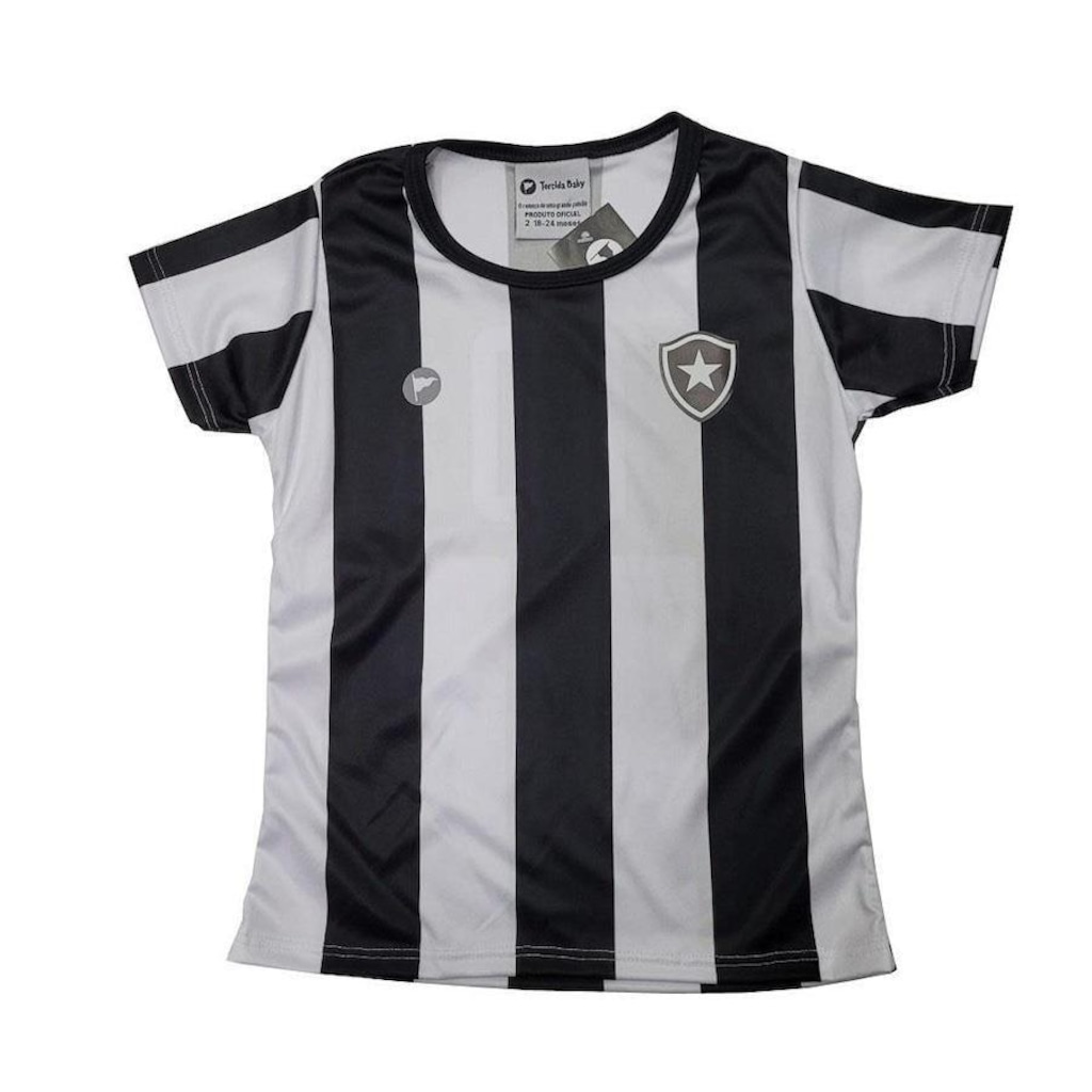 Camiseta Baby Look do Botafogo Torcida Baby 031Ssbx - Infantil