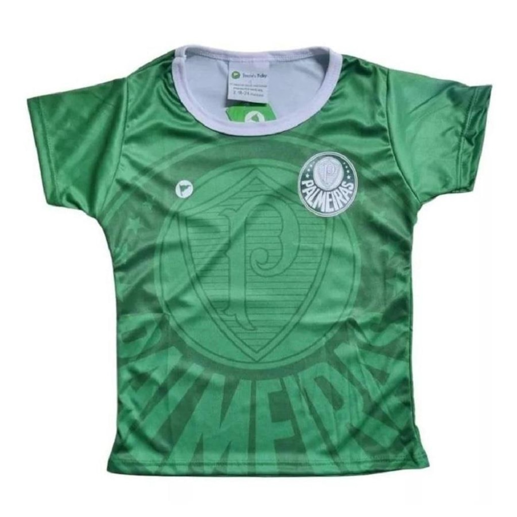 Camiseta Baby Look do Palmeiras Torcida Baby 251Sb - Infantil