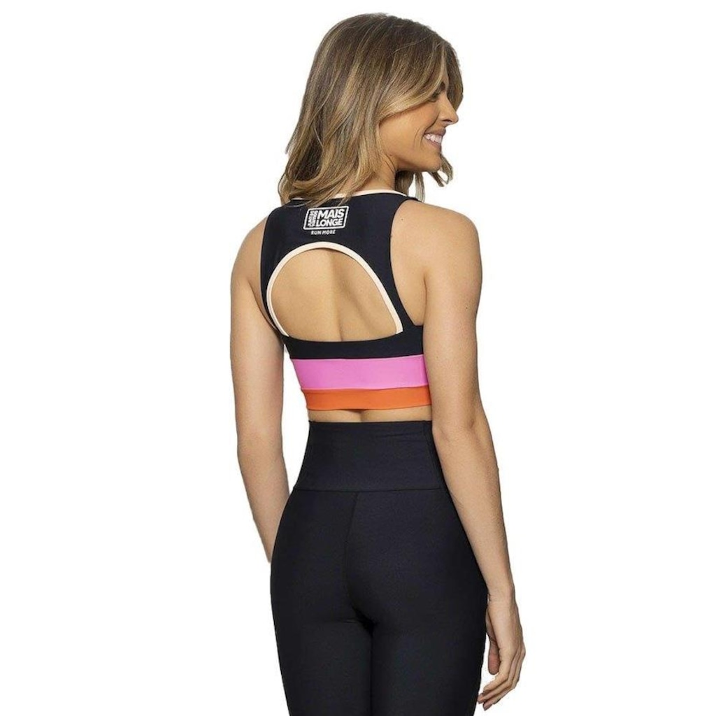 Imagem 2 do produto Top Fitness com Bojo Run More Compression - Feminino