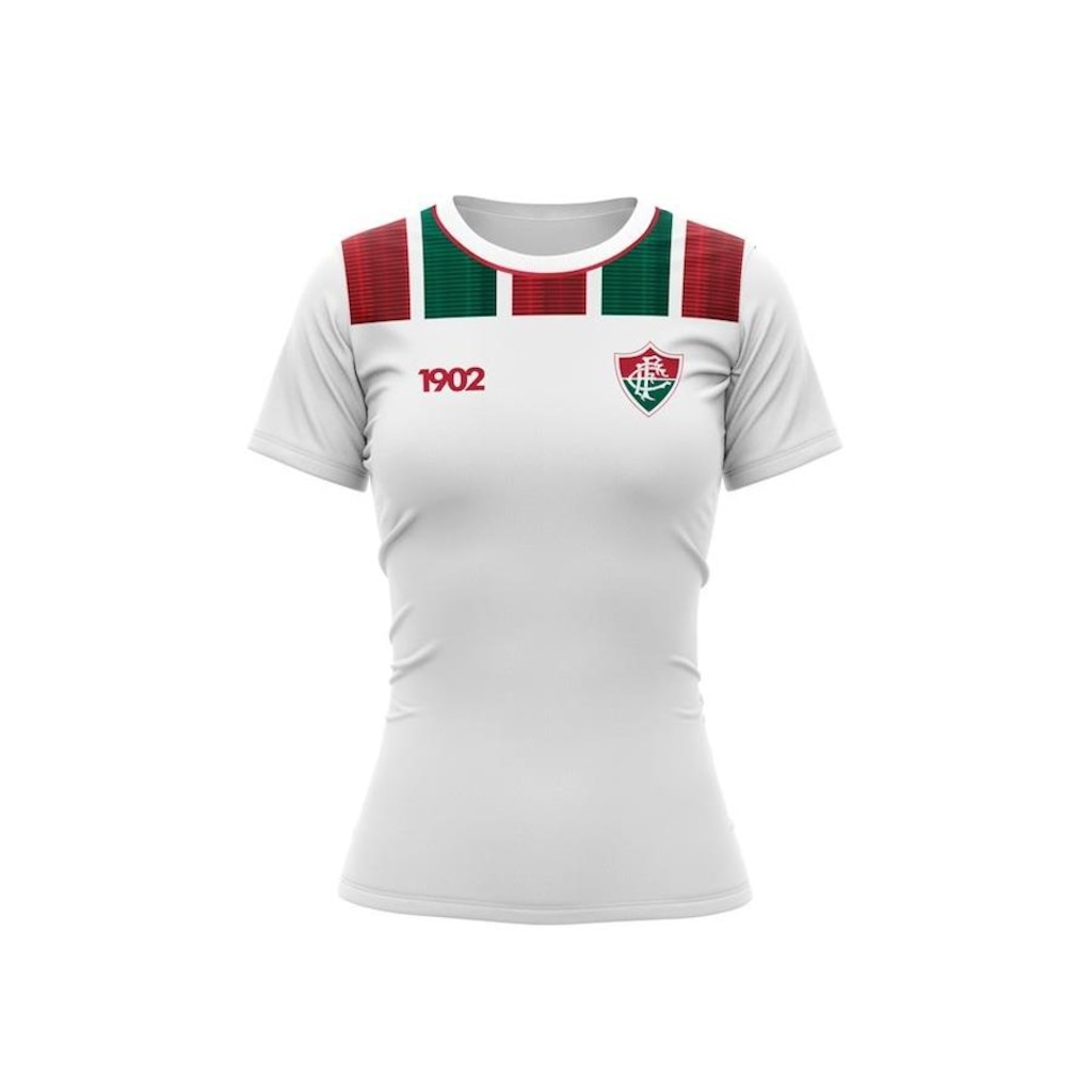 Camisa do Fluminense Baby Look Immersive Braziline - Feminina - Foto 1