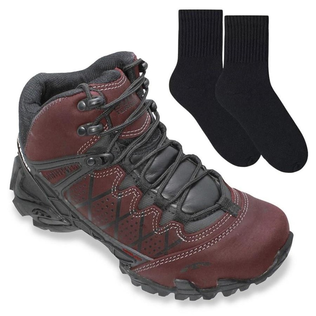 Bota Adventure Bull Terrier Extreme + Par de Meia - Masculina - Foto 1