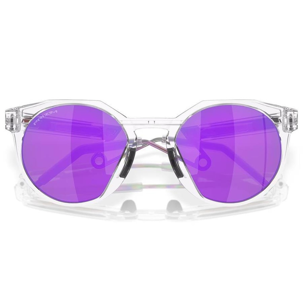 Imagem 5 do produto Óculos de Sol Oakley Hstn Metal Matte Clear Prizm Violet - Unissex