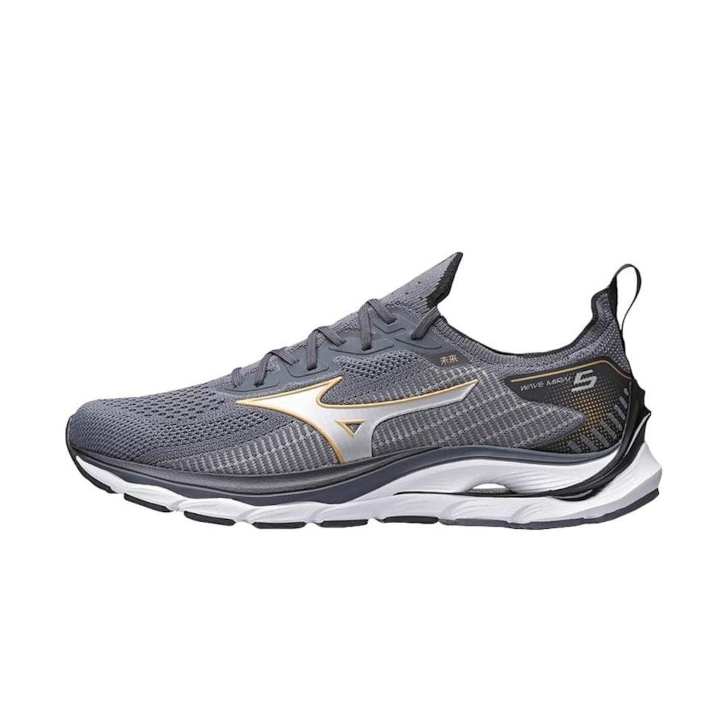 Tênis Mizuno Wave Mirai 5 + 3 Pares de Meia Cano Médio - Masculino