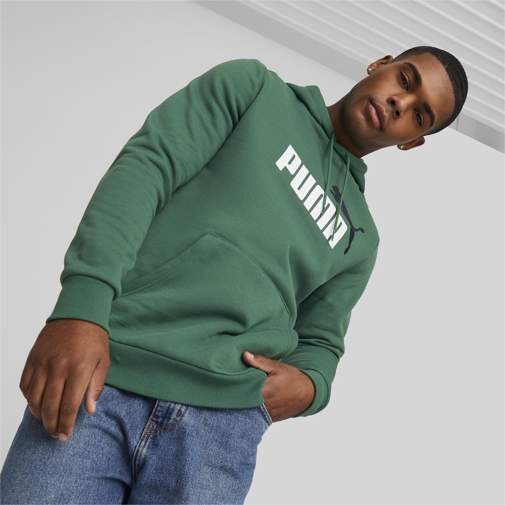 Imagem 1 do produto Blusão de Moletom com Capuz Puma Essentials Plus Two-Tone Big Logo Fleece - Masculino