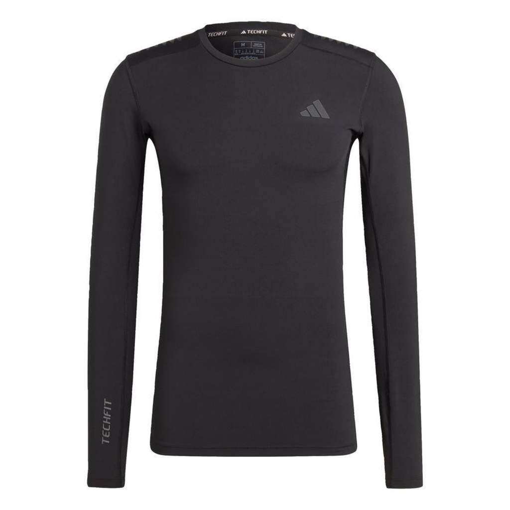 Camiseta adidas Manga Longa Techfit Control X Rheon - Masculina - Foto 1