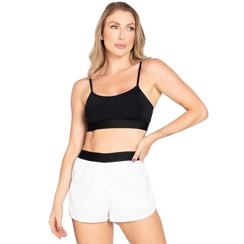 Top Fitness Trinys High Compression F-15200 Alça Fina - Feminino