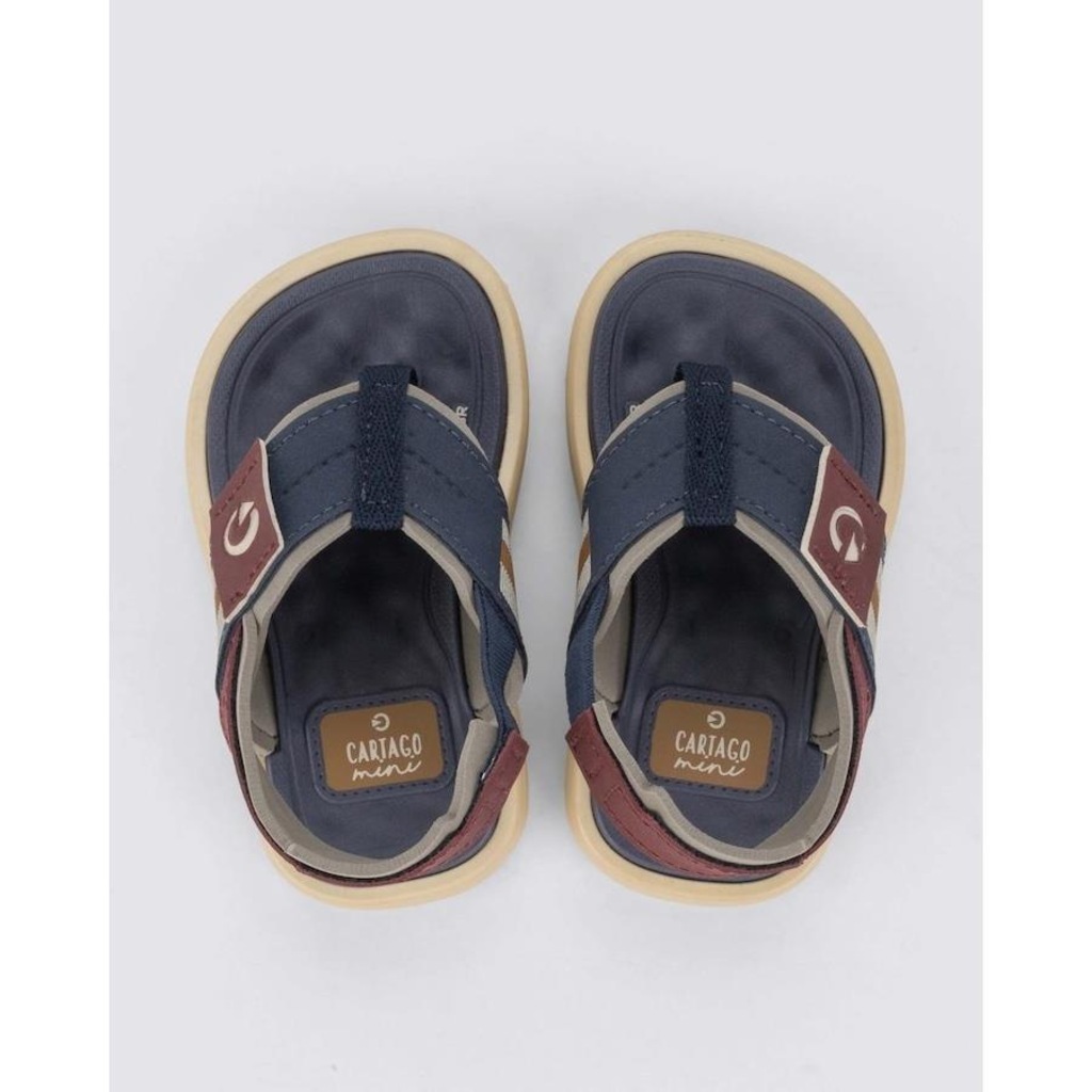 Chinelo De Dedo Cartago Mini Ii Baby - Menino - Foto 1