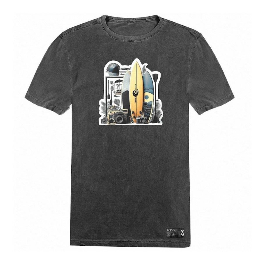 Camiseta Wss Estonada Surf Moments Prime - Masculina - Foto 1