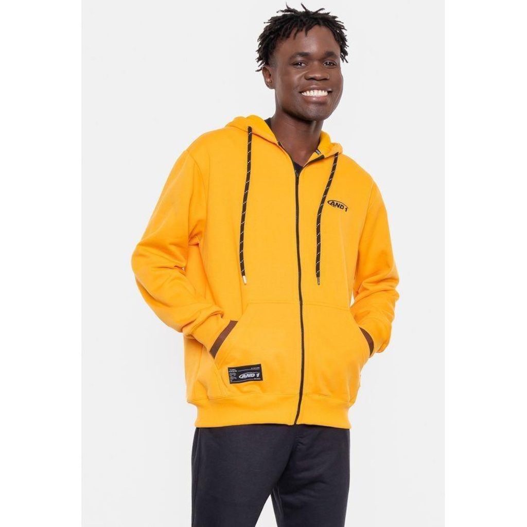 Imagem 4 do produto Jaqueta de Moletom com Capuz  And1 Mini Logo - Masculina