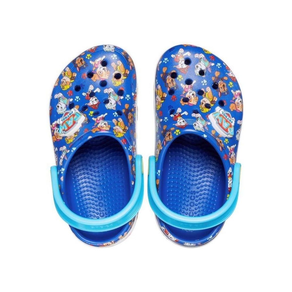 Imagem 5 do produto Sandália Crocs Paw Patrol Off Court Clog T Blue - Adulto