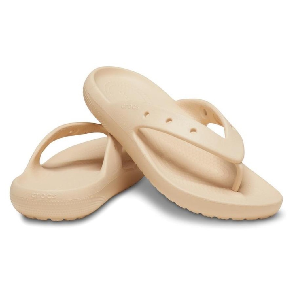 Imagem 4 do produto Chinelo Crocs Classic Flip V10 Shitake - Adulto