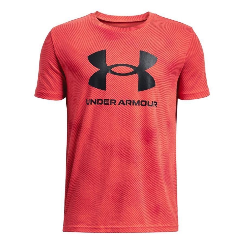 Camiseta Under Armour Sportstyle Logo Aop Ss - Infantil