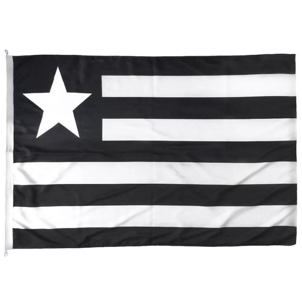 Imagem 2 do produto Bandeira Bc Sartori Botafogo 2,0 Panos (0,90X1,28)