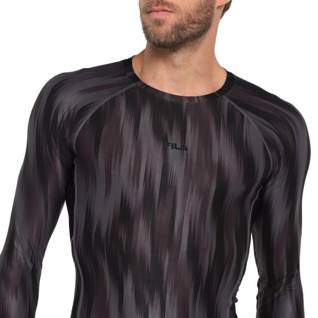 Imagem 3 do produto Camiseta Fila Manga Longa Compress Skin - Masculina