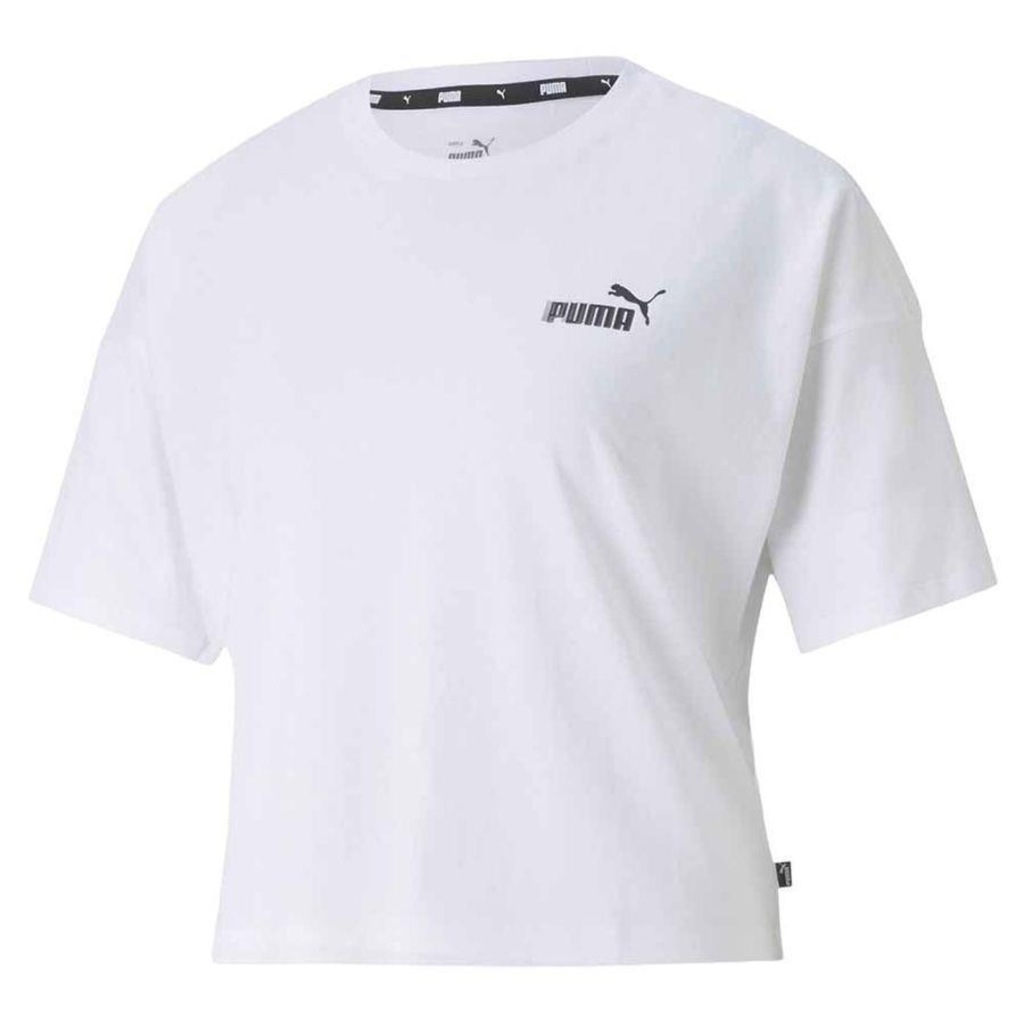 Camiseta Puma Ess Cropped Small Logo - Feminina