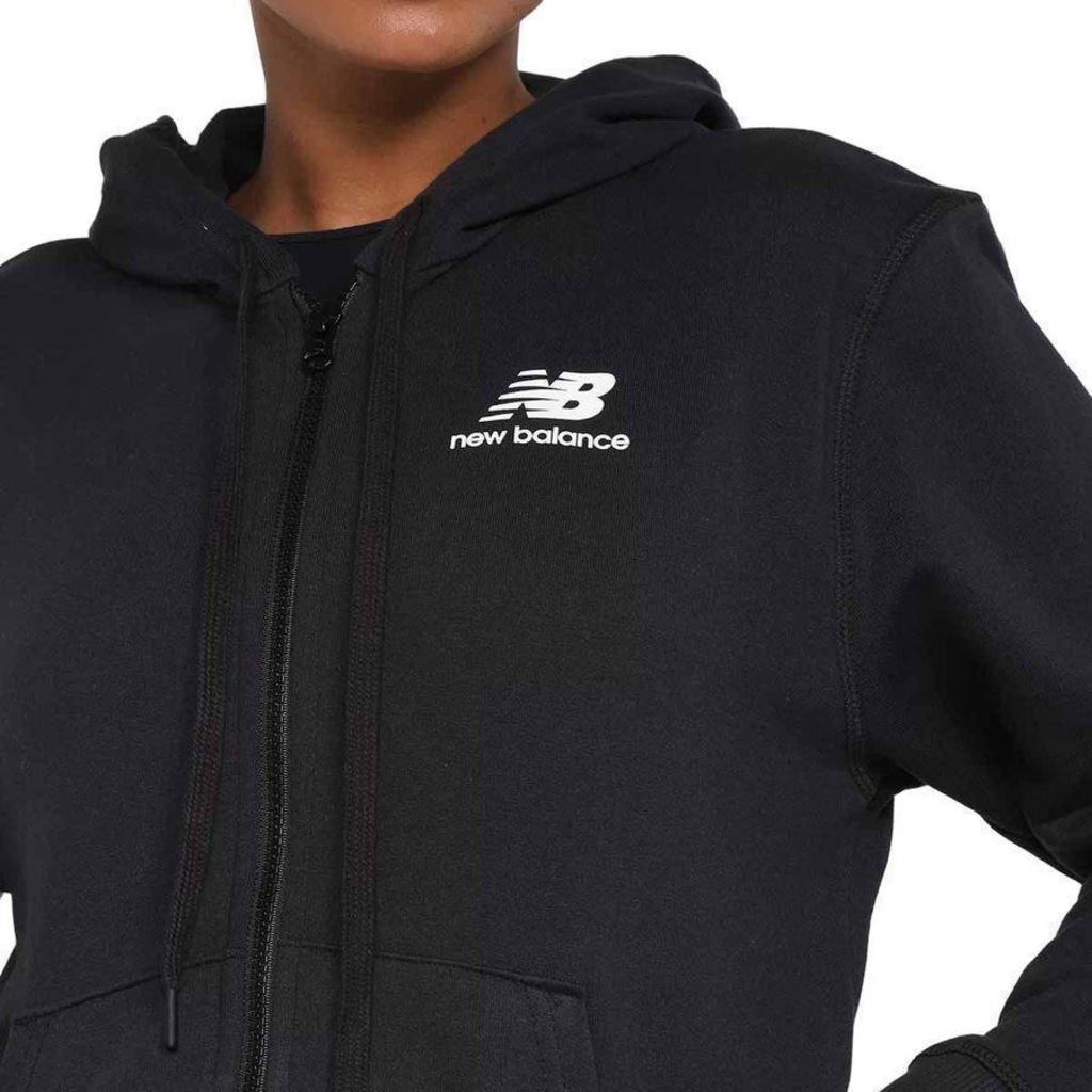 Imagem 3 do produto Jaqueta com Capuz New Balance Essentials Basic - Feminina