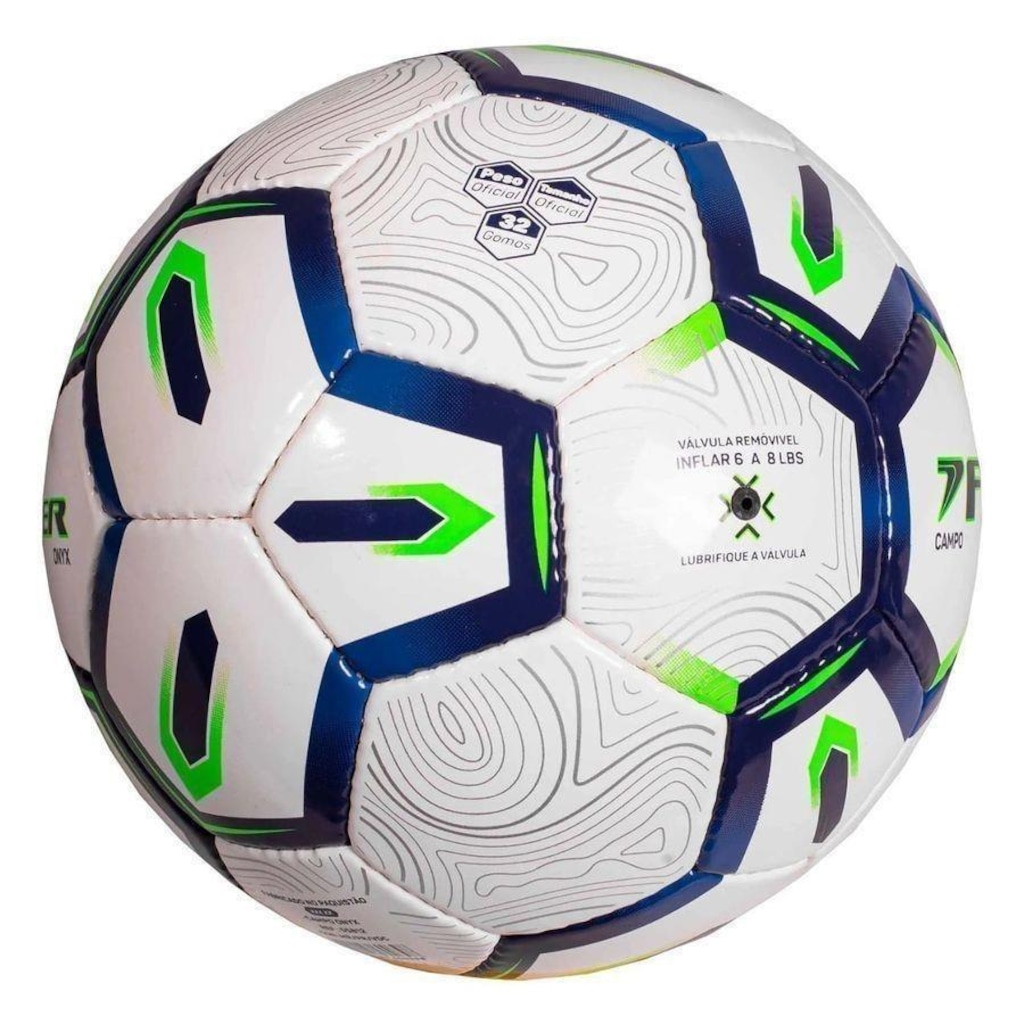 Imagem 3 do produto Bola de Futebol de Campo Poker Extra 32 Gomos Onyx