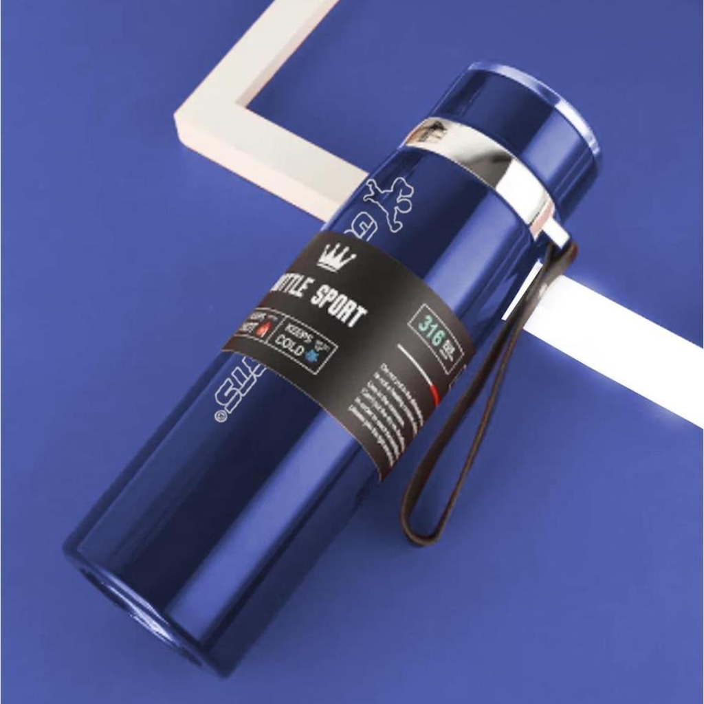 Imagem 3 do produto Garrafa Térmica Gold Sports em Aço Inoxidável 316 com Infusor - 800ml