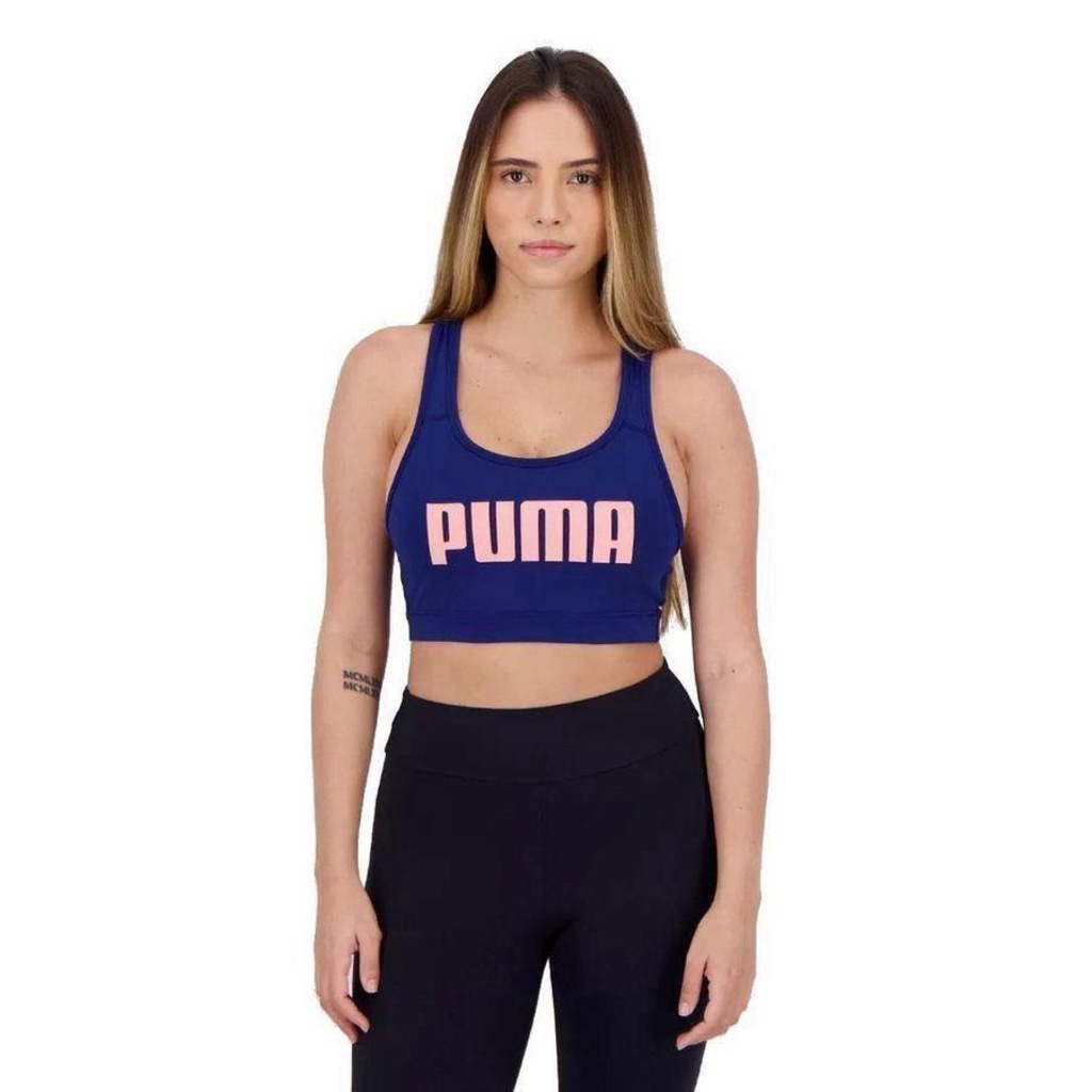 Top Fitness Puma 4Keeps sem Bojo - Feminino