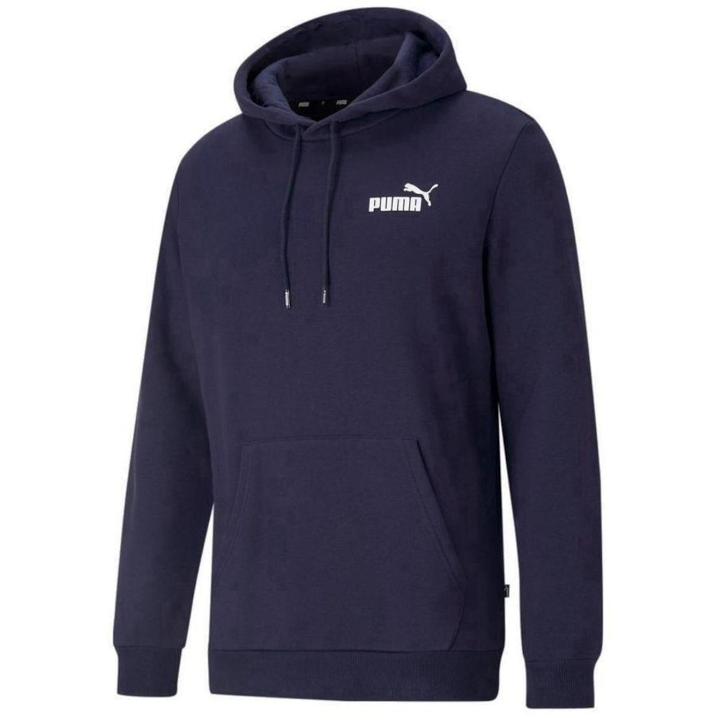 Blusão de Moletom Puma com Capuz M Essentials Small Logo 586690 - Masculino
