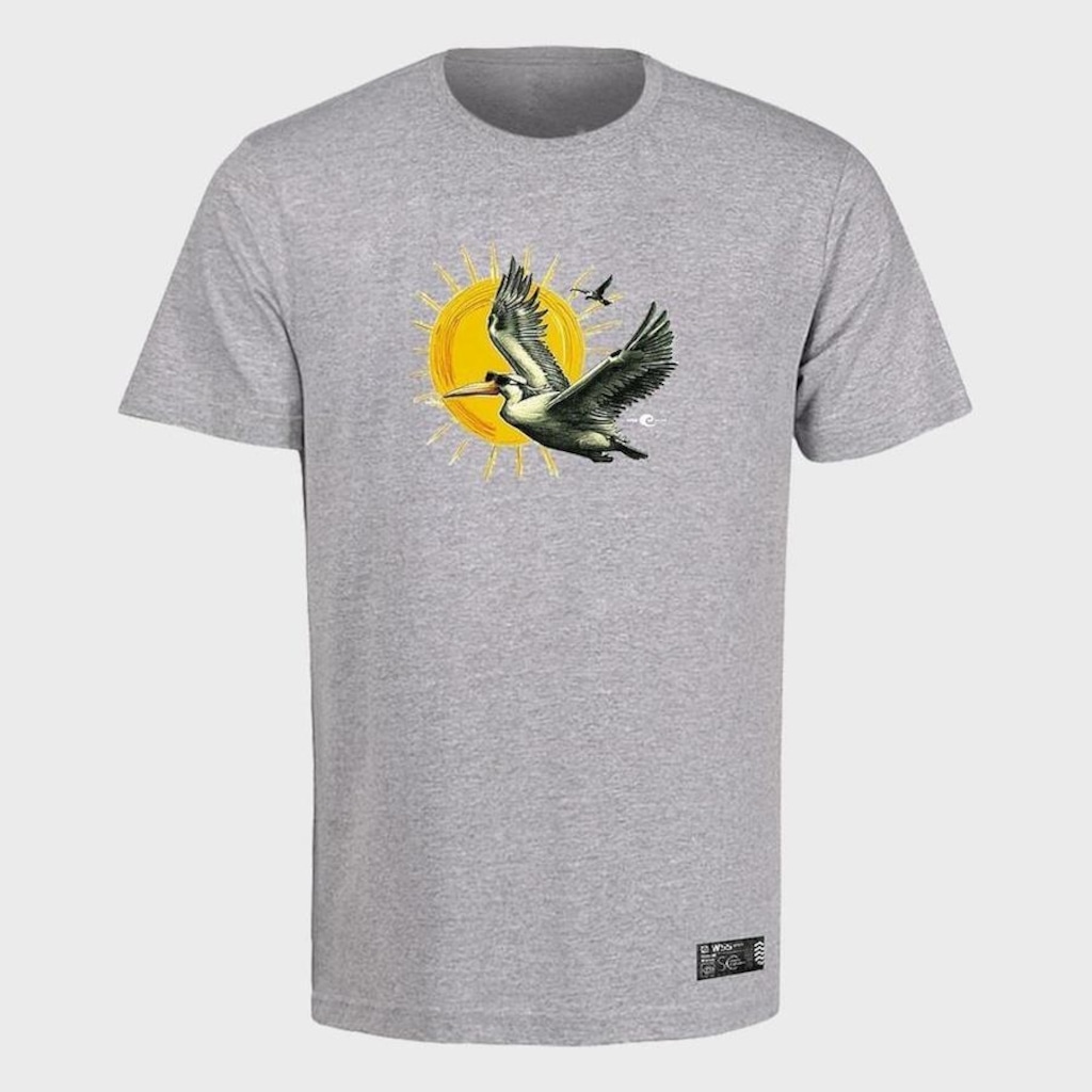 Camiseta Plus Size WSS Brasil Sunny Pelican Prime - Masculina