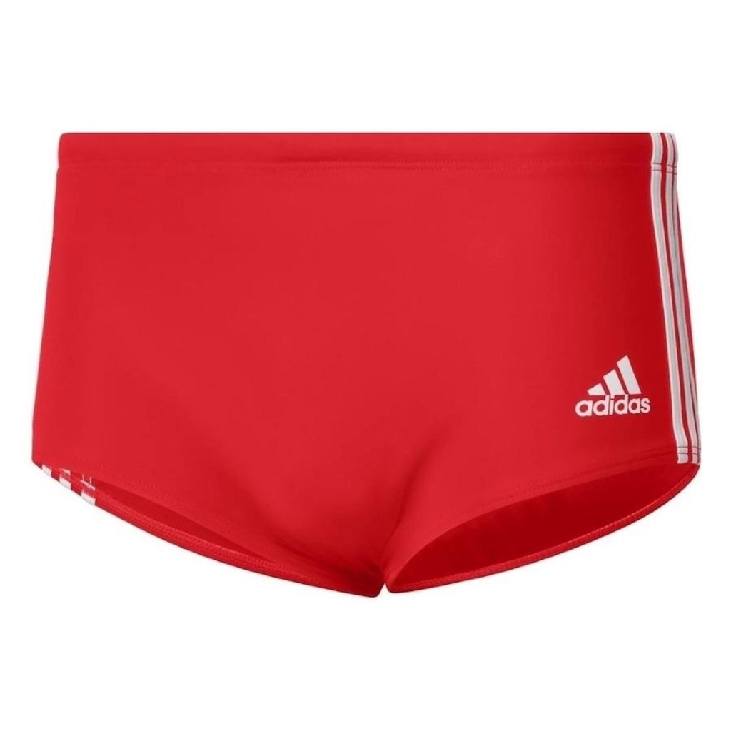 Sunga Boxer Adidas 3 Listras Lateral Larga - Masculina - Foto 1
