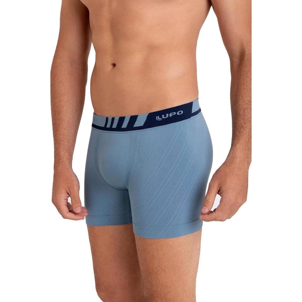 Cueca Boxer Lupo Microfibra Cós com Chanfro - Adulto