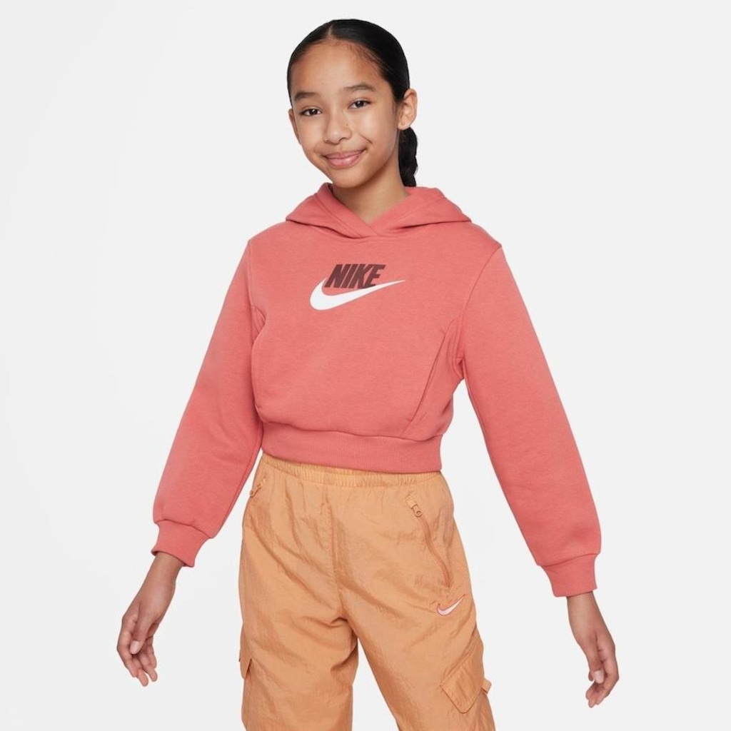 Blusão com Capuz Nike Sportswear Club Fleece - Infantil