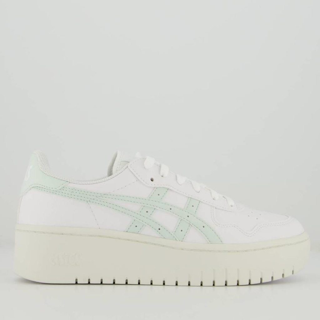 Tênis Asics Japan S Pf Feminino Branco E Verde - Foto 1