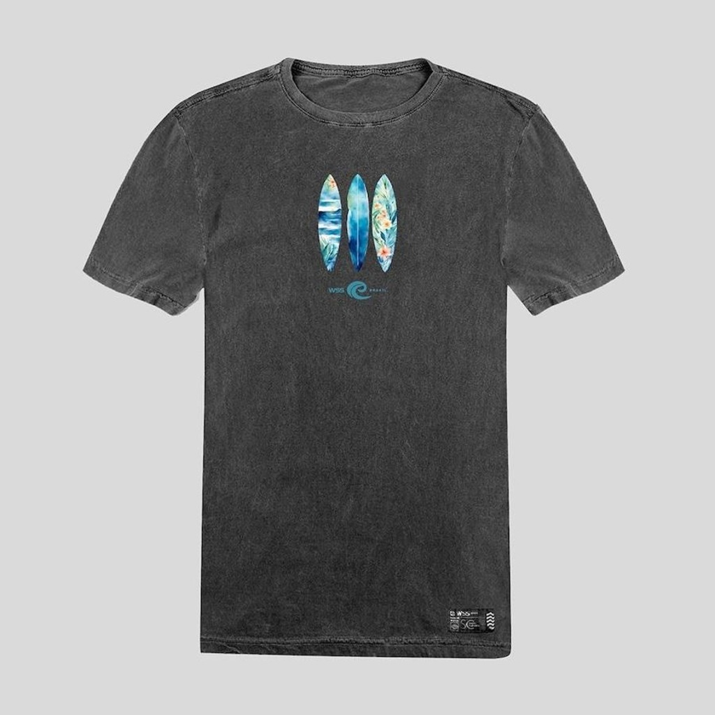 Imagem 1 do produto Camiseta WSS Brasil Estonada Floral Surf Prime - Masculina