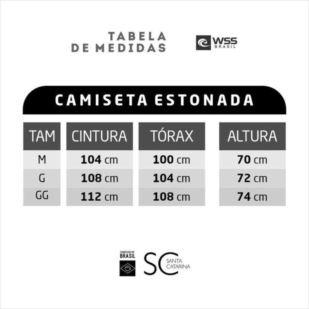 Imagem 3 do produto Camiseta WSS Brasil Estonada Ocean Prime - Masculina