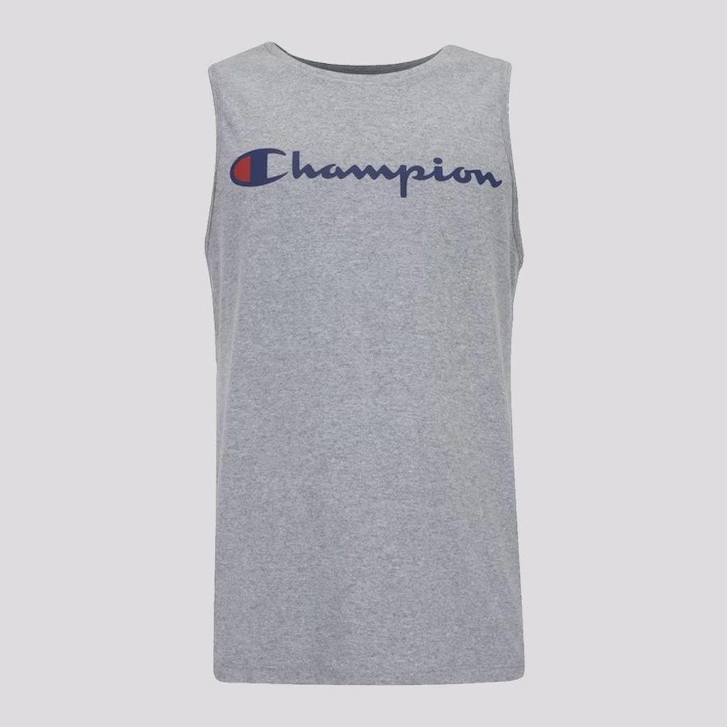Camiseta Regata Champion Muscle Script Logo - Masculino