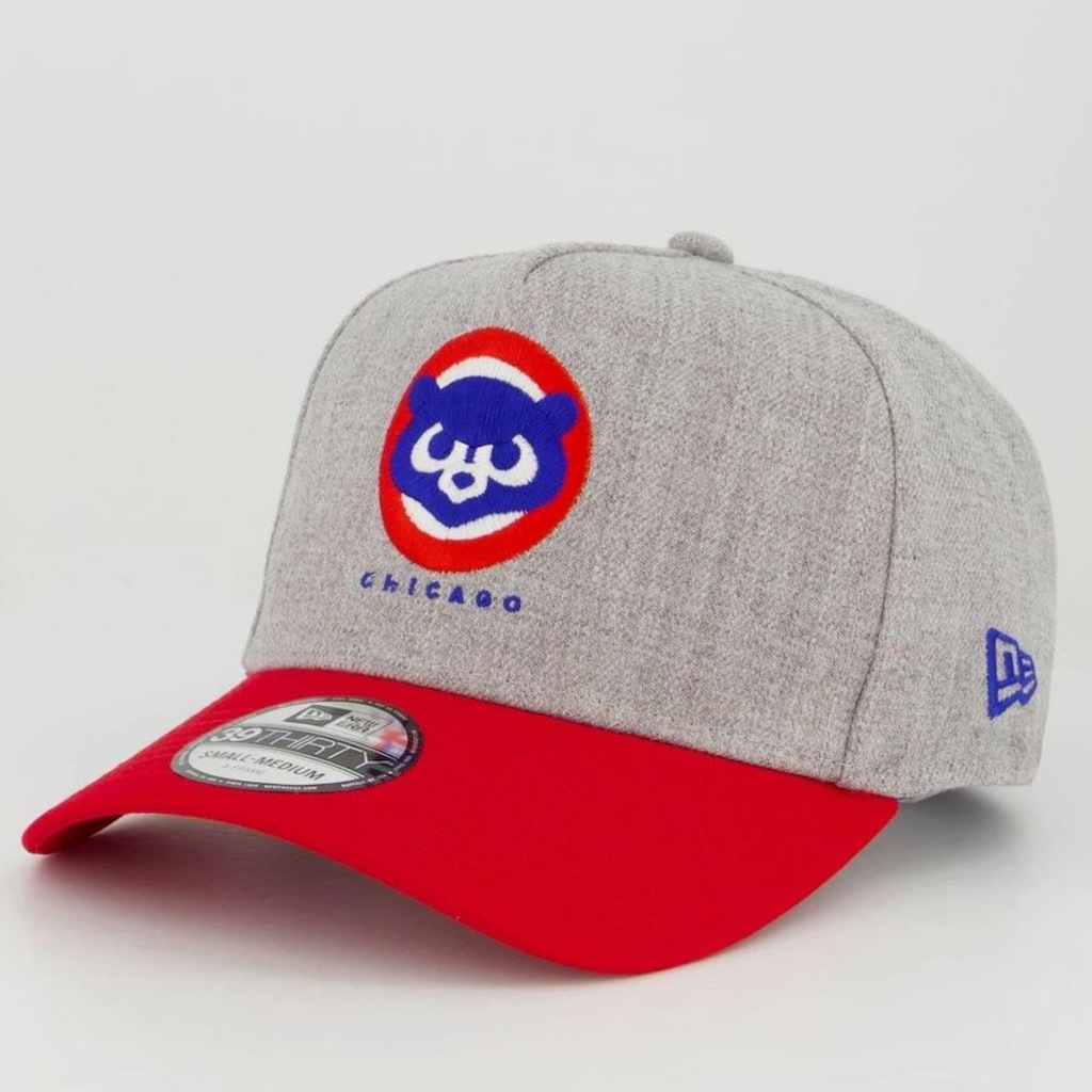 Boné Aba Curva New Era mlb Chicago Cubs 3930 - Fechado - Adulto - Foto 1